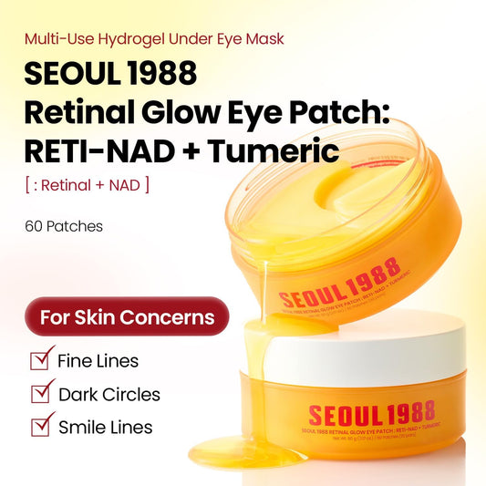 Seoul 1988 Retinal Glow Eye Patch : Reti-Nad + Turmeric by KSecret