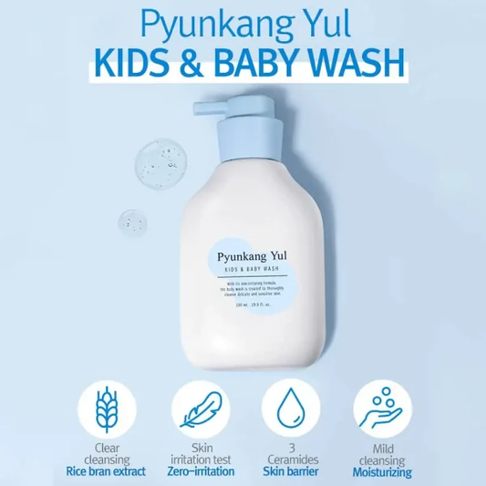 Детское и младенческое влажное мыло для кожи и волос от Pyunkang Yul 