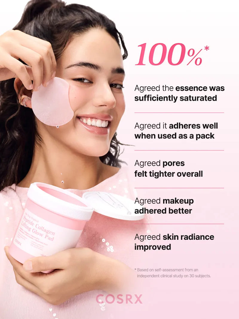 One Step Original Peptide Collagen Lifting Glow Pad by COSRX