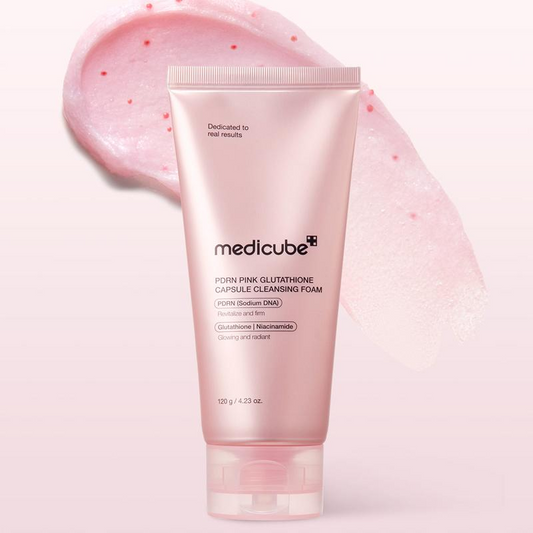 PDRN Pink Glutathione Capsule Cleansing Foam by Medicube