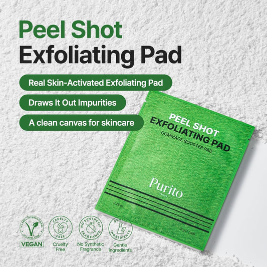 Peel Shot Exfoliating Pad - Gommage Booster Pad by Purito