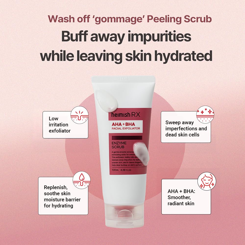 RX AHA BHA Enzyme Scrub - Facial Exfoliation by Heimish