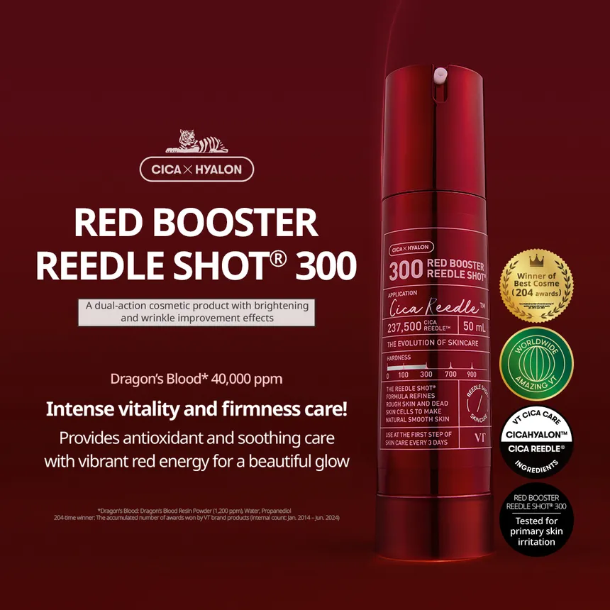 Red Booster Reedle Shot 300 by VT Cosmetics