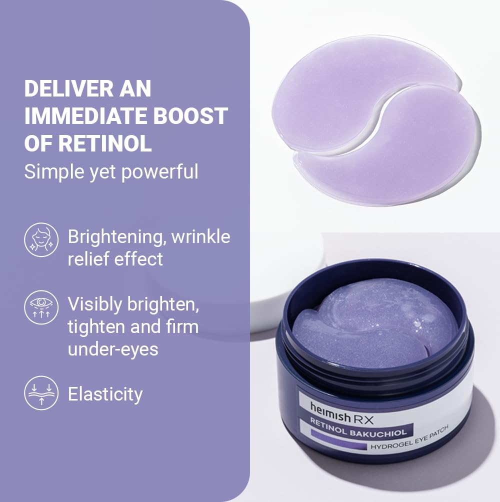 Retinol Rx RX Retinol Bakuchiol Hydrogel Eye Patch by Heimish – koreancosmetic.cy