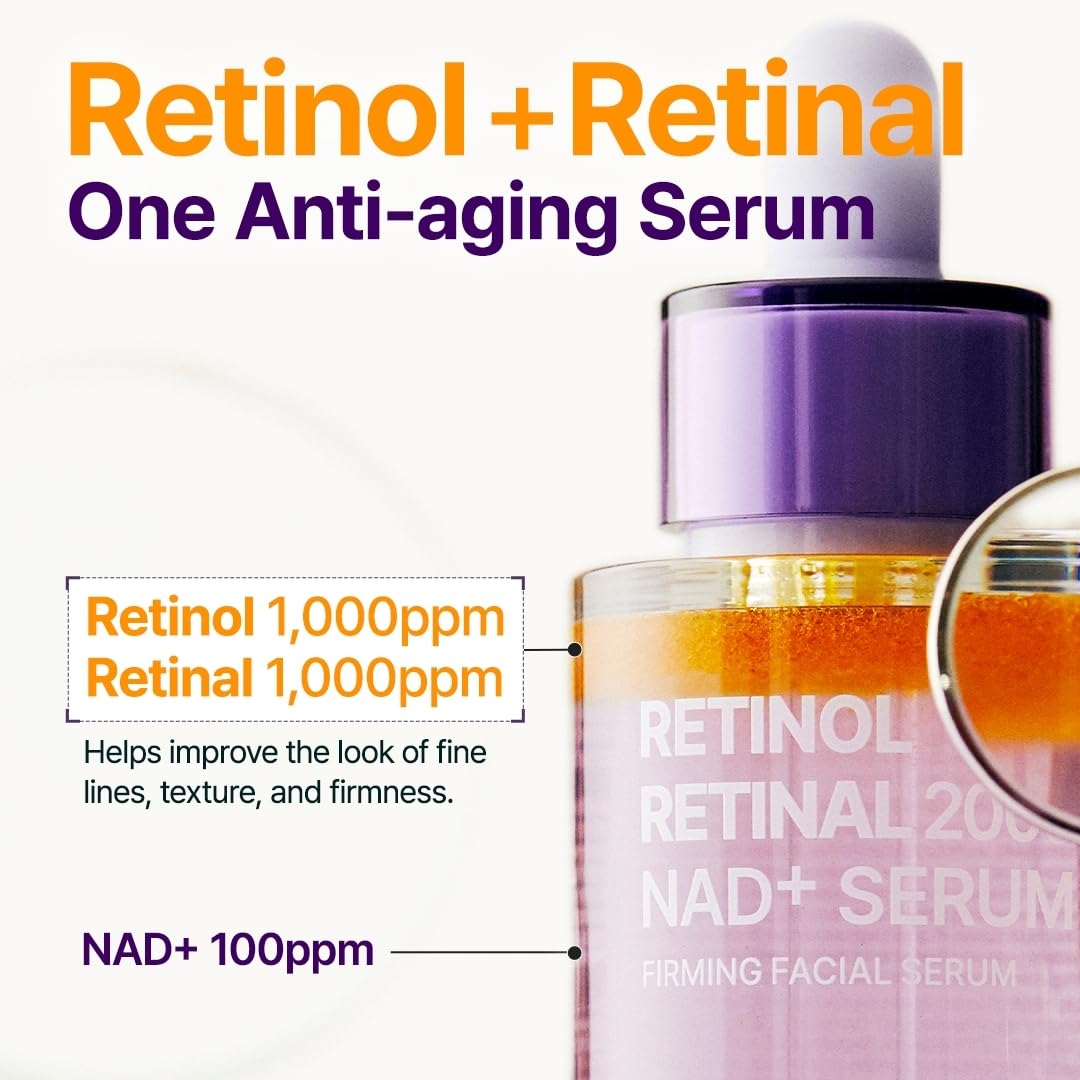 Retinol Retinal 2000 Nad+Serum - Firming Facial Serum by Purito