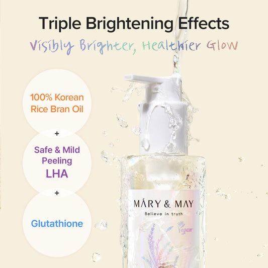 Rice Glutathione LHA Cleansing Oil by Mary & May