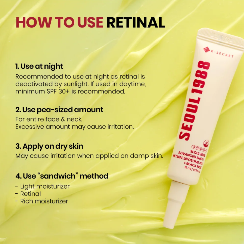 Seoul 1998 Advanced Shot: Retinal Liposome 12% + Black Rice by KSecret