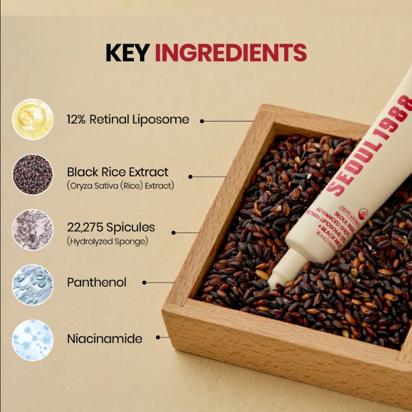 Seoul 1998 Advanced Shot: Retinal Liposome 12% + Black Rice by KSecret