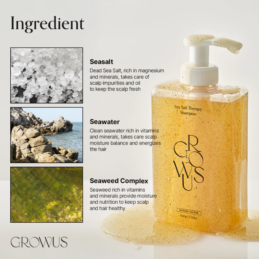 Sea Salt Therapy Shampoo by GrowUs