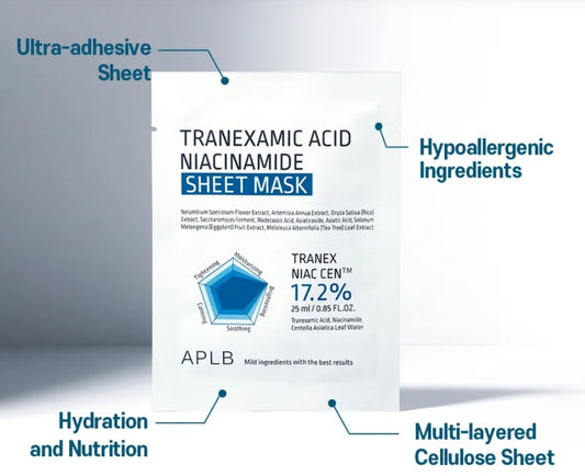 Tranexamic Acid Niacinamide Sheet Mask by APLB