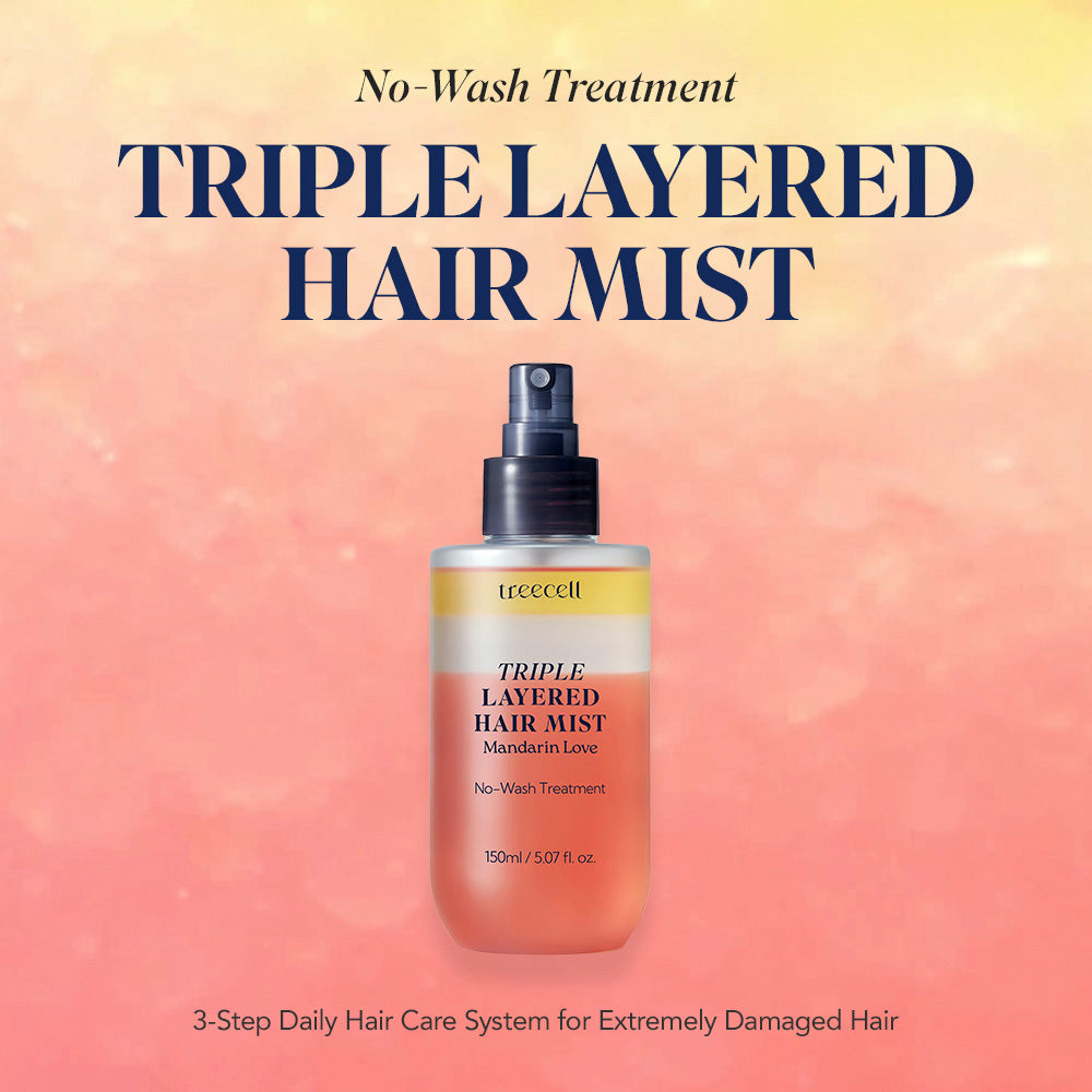 Triple Layered Hair Mist - Mandarine Love by Treecell