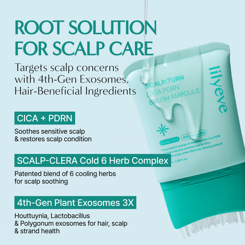 Scalp:Turn Cica PDRN Brush Ampoule by Lilyeve