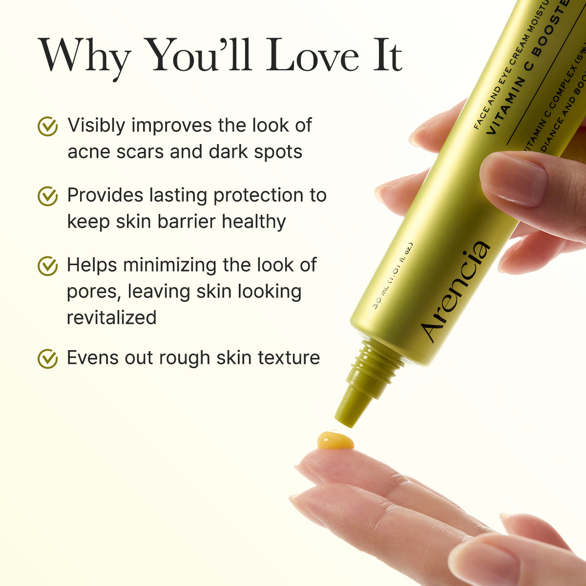 Vitamin C Booster Shot - Face & Eye Moisture by Arencia