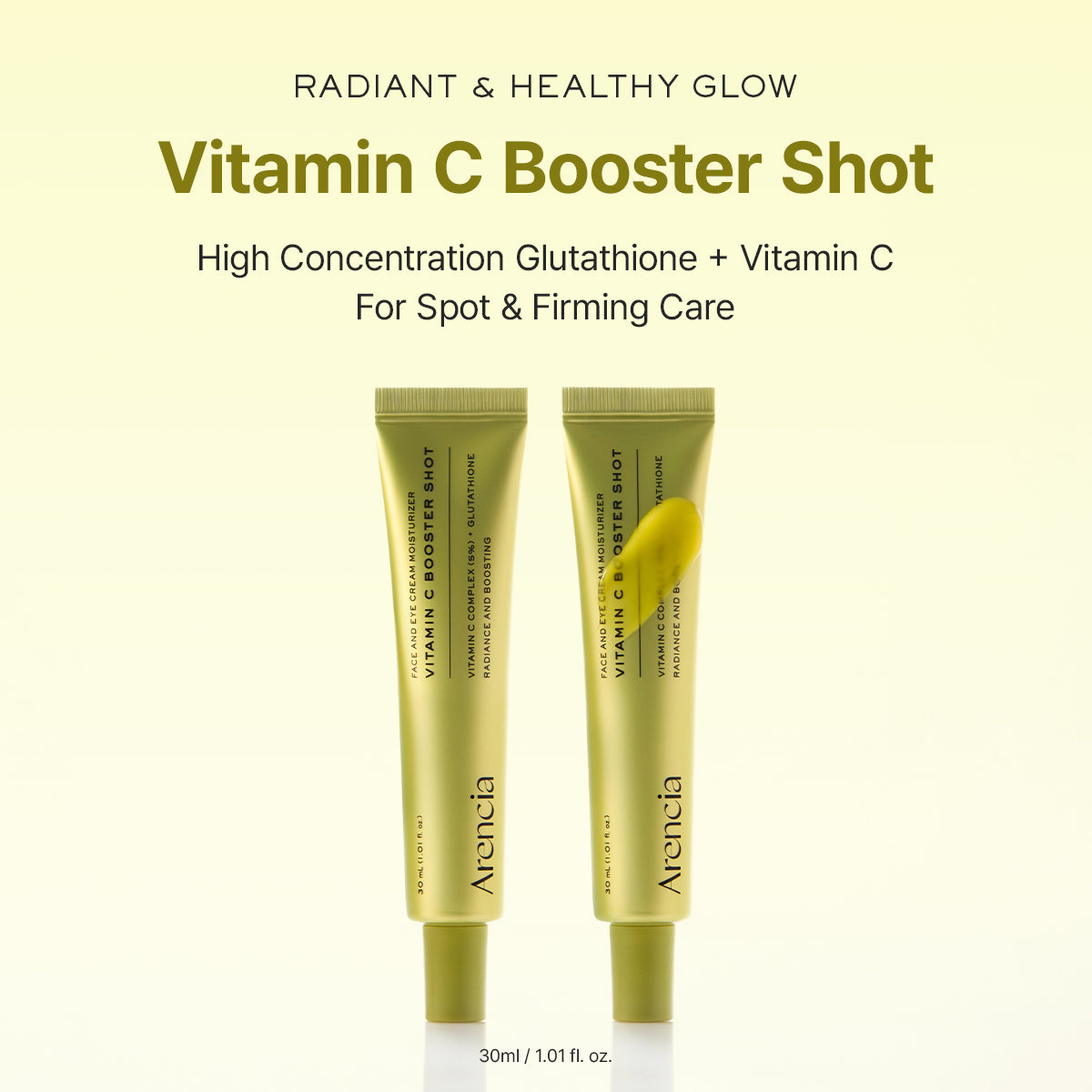 Vitamin C Booster Shot - Face & Eye Moisture by Arencia