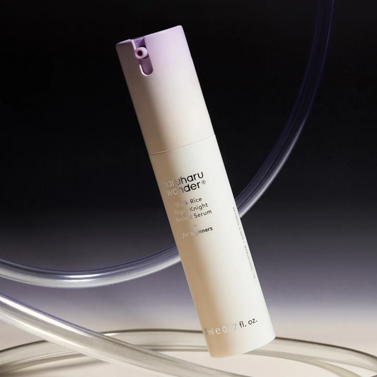 Black Rice Night Knight Retinol Serum for beginners by HaruHaru