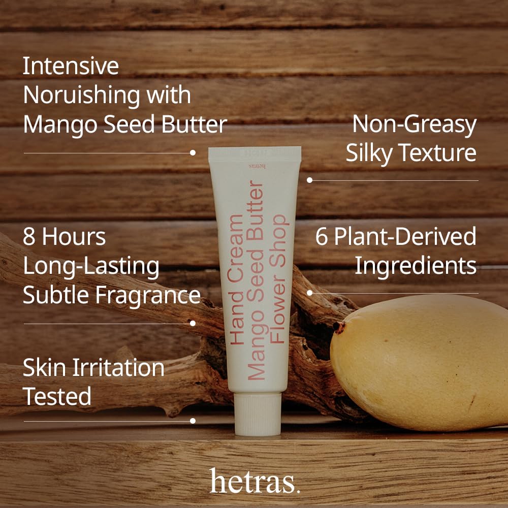 Perfumed Mango Seed Butter Hand Cream by Hetras