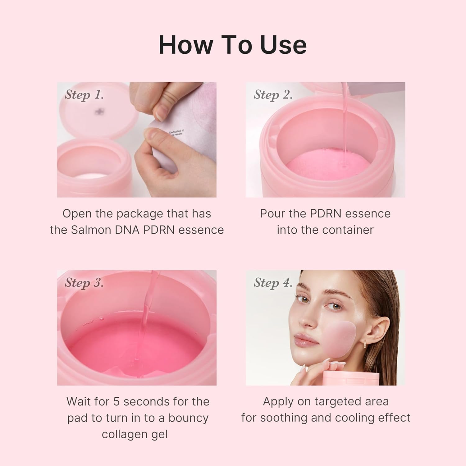 Using Medicube toner pads on face for hydration soothing and skin brightening effect