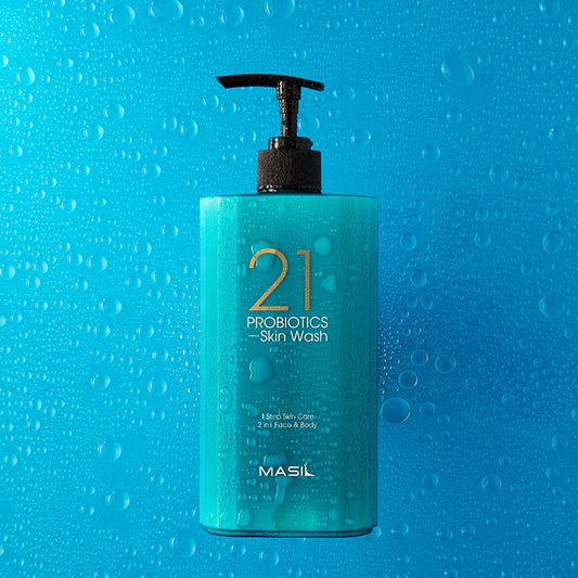 21 probiotics skin wash shower gel by Masil