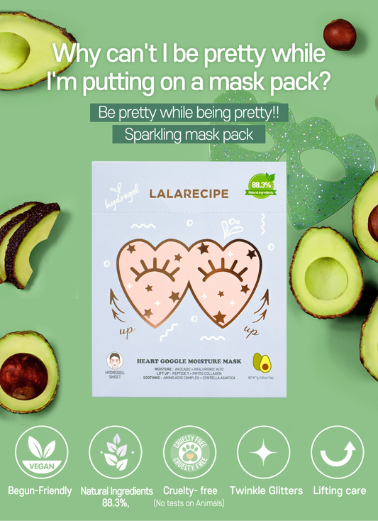 Увлажняющая маска Heart Goggle от Lalarecipe