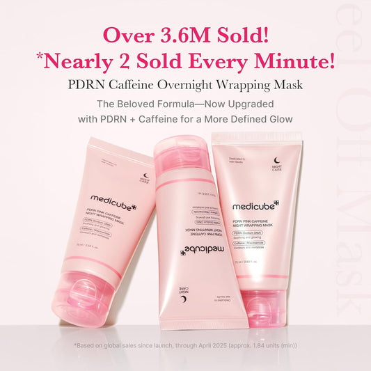 PDRN Pink Caffeine Night Wrapping Mask by Medicube