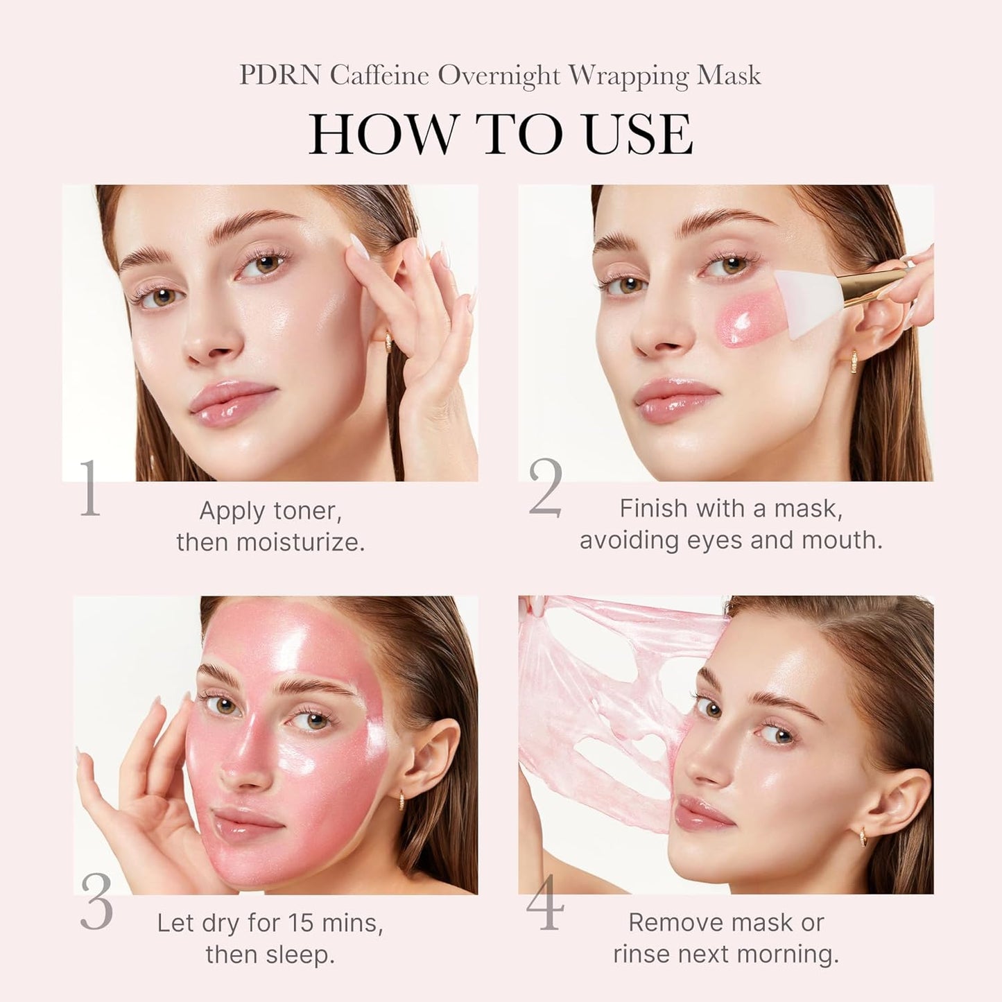 PDRN Pink Caffeine Night Wrapping Mask by Medicube