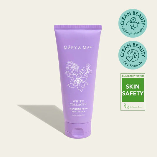 Очищающая пенка с коллагеном от Mary&May 