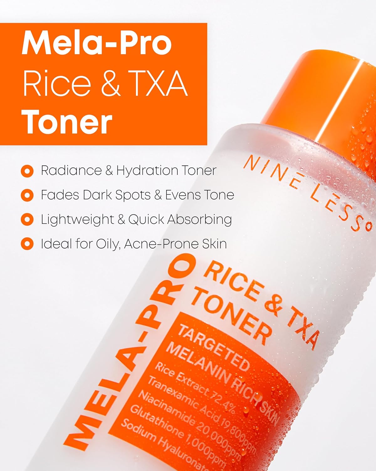 Mela-Pro Rice & TXA Toner  by Nine Less