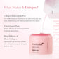 Texture of Medicube PDRN collagen toner pads with hydrating gel essence and pink formula