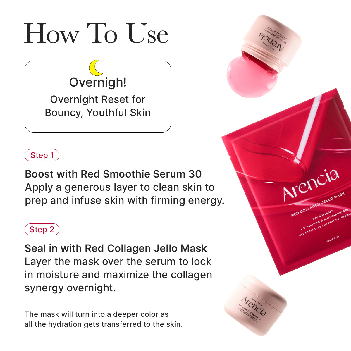 Red Collagen Jello Mask by Arencia