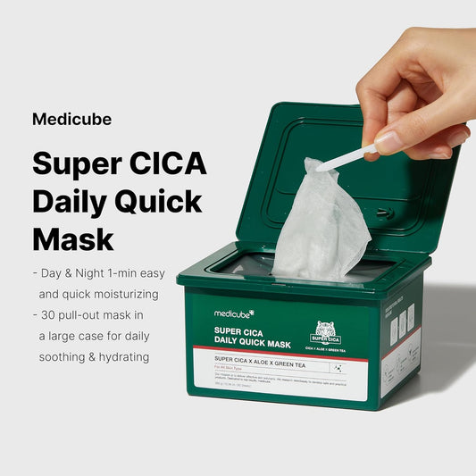 Super Cica Daily Quick Facial Masks by Medicube