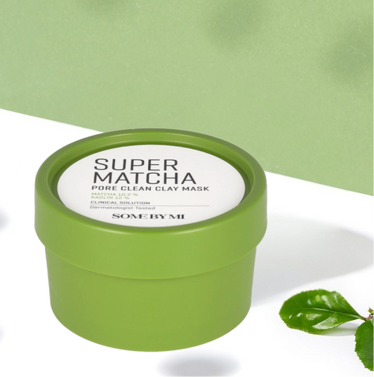 Super matcha pore clean clay mask by Some by mi