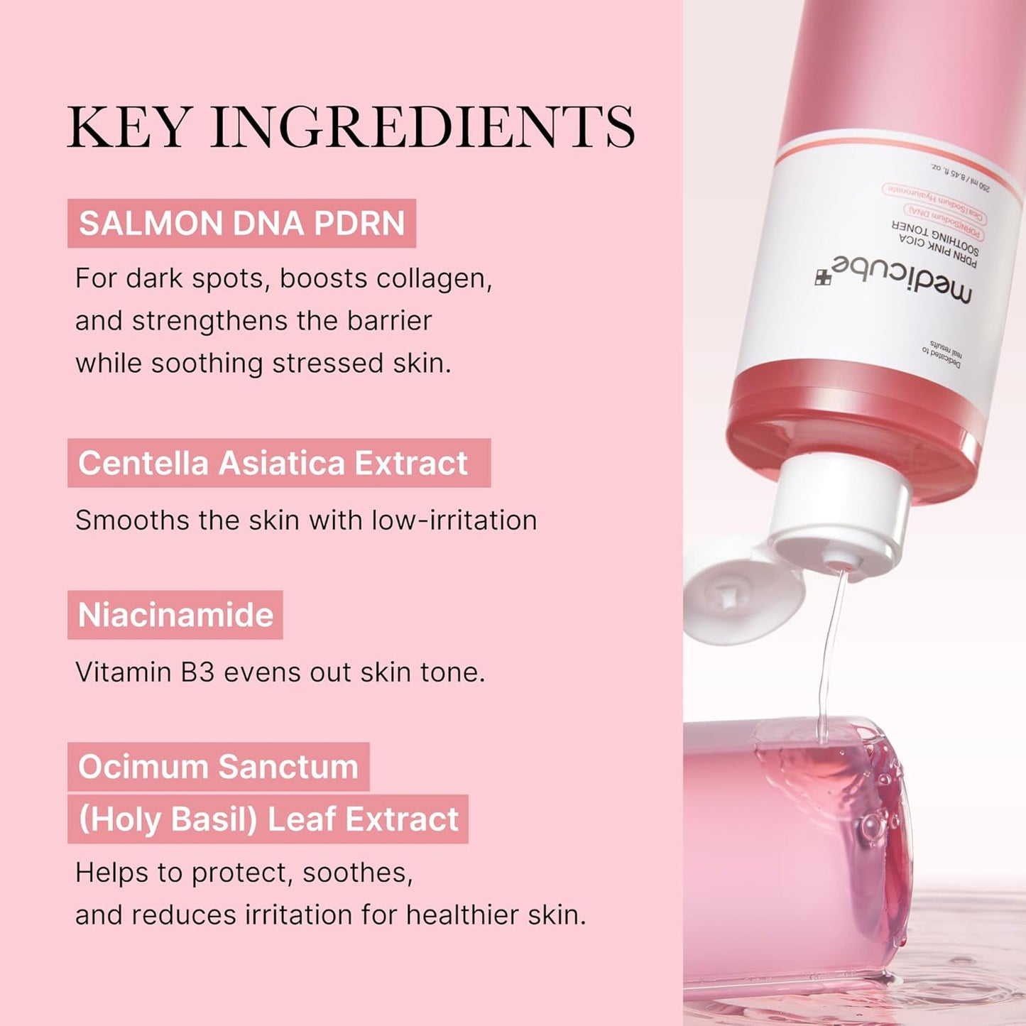 PDRN Pink Cica Soothing Toner by Medicube