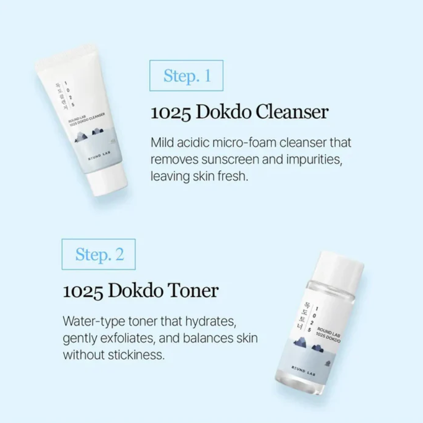 1025 Dokdo Ενυδατικό Mini Kit της Round lab