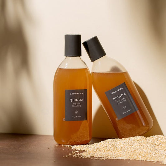 Σαμπουάν πρωτεΐνης κινόα από την Aromatica