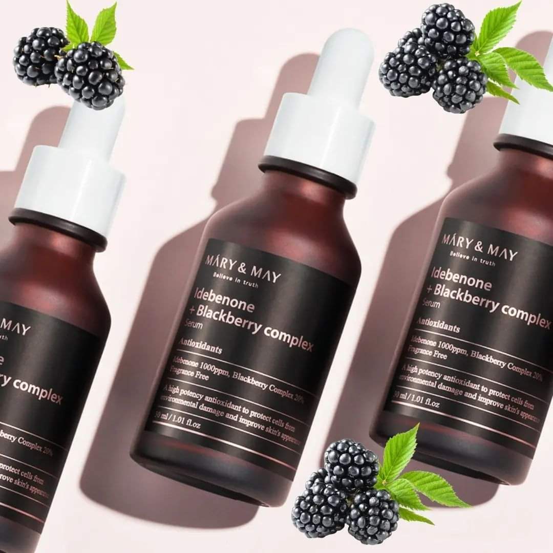 Brightening antioxidant serum with Idebenone and Blackberry by Mary & May