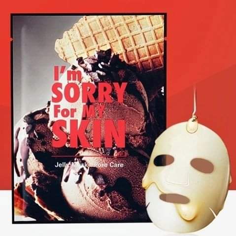 Soothing tissue mask by I am sorry for my skin (Ice cream)