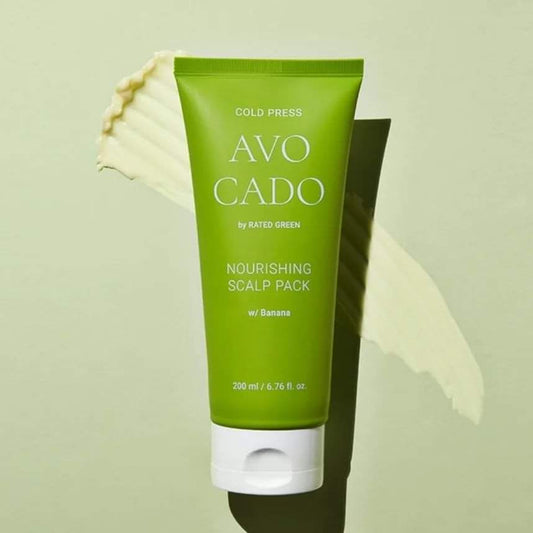 Питательная маска для волос и кожи головы с Авокадо и Бананом от Rated green