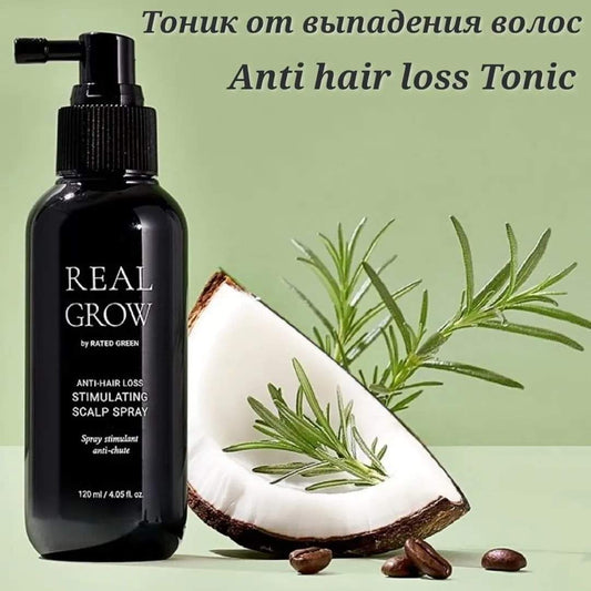 Anti-hair loss scalp tonic for hair growth by Rated Green