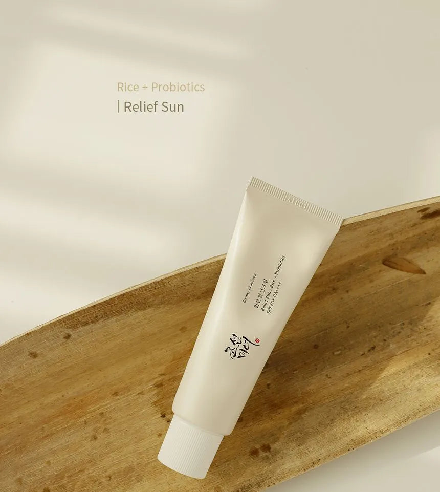 Relief Sun: Ρύζι + Προβιοτικά SPF50+ PA++++ από την Beauty of Joseon