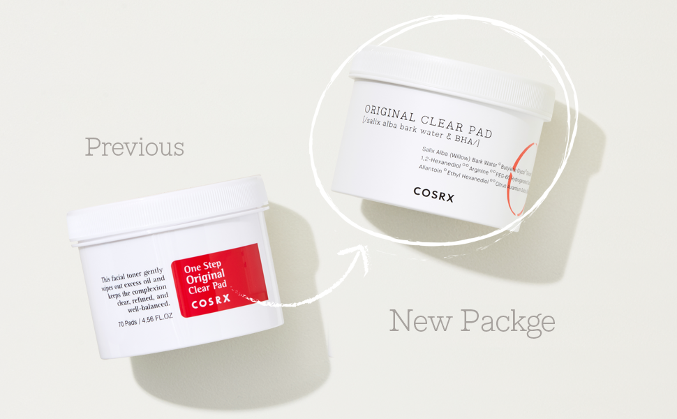 Cleansing and moisturizing pads with BHA- acids for combine skin by COSRX