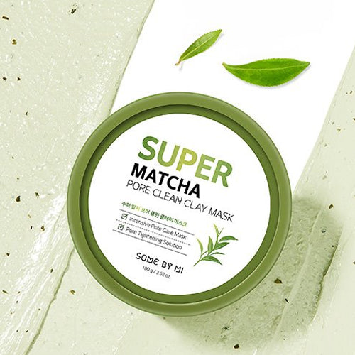Super matcha pore clean clay mask by Some by mi
